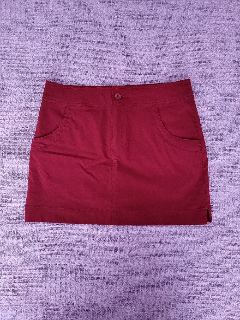 Avia Carmine Red Mid-Thigh Skort